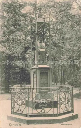 AK / Ansichtskarte KARLSRUHE Baden Hebeldenkmal