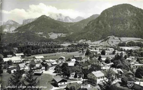 AK / Ansichtskarte Lofer Pinzgau-Pongau AT mit Reitergebirge