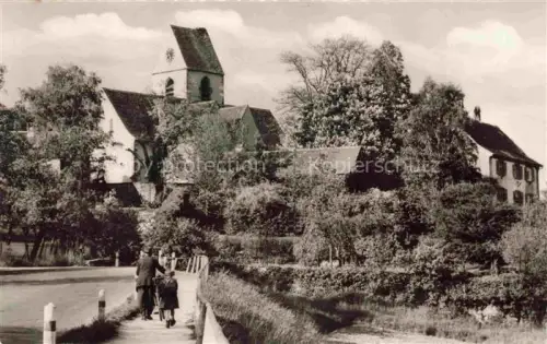 AK / Ansichtskarte Roetteln Roettelweiler Loerrach BW Aufgang zur Kirche