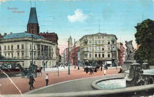 AK / Ansichtskarte Breslau WROCLAW PL Koenigsplatz