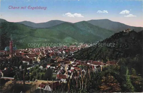AK / Ansichtskarte Thann  68 Haut-Rhin mit Engelsburg