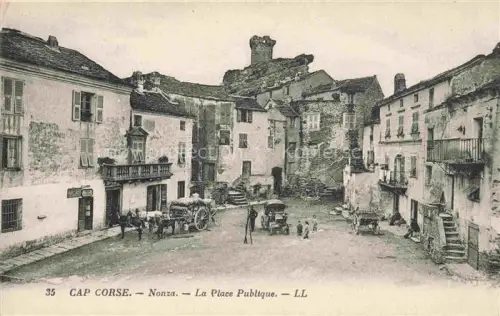 AK / Ansichtskarte Nonza Bastia 2B Haute-Corse La Place Republique