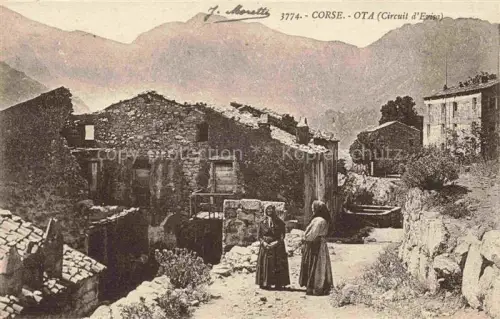 AK / Ansichtskarte Ota Ajaccio 2A Corse-du-Sud Dorfpartie