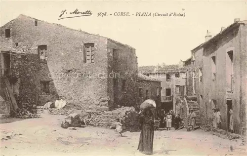 AK / Ansichtskarte Piana Corse Ajaccio 2A Corse-du-Sud Dorfpartie