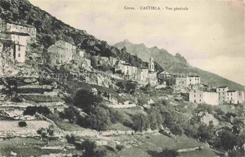 AK / Ansichtskarte Castirla CORTE 2B Haute-Corse Vue générale