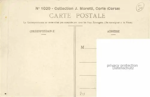 AK / Ansichtskarte Castirla CORTE 2B Haute-Corse Vue générale