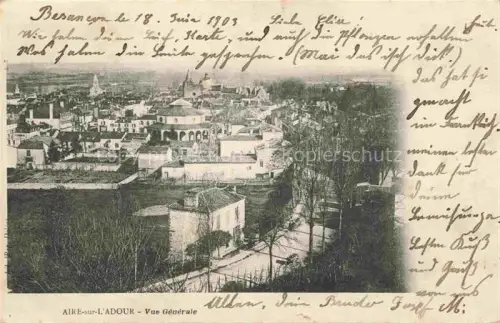 AK / Ansichtskarte Aire-sur-l Adour Mont-de-Marsan 40 Landes Vue générale