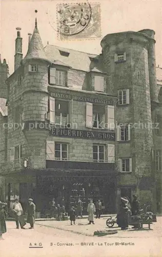 AK / Ansichtskarte Brive TULLE 19 Correze La Tour Saint Martin