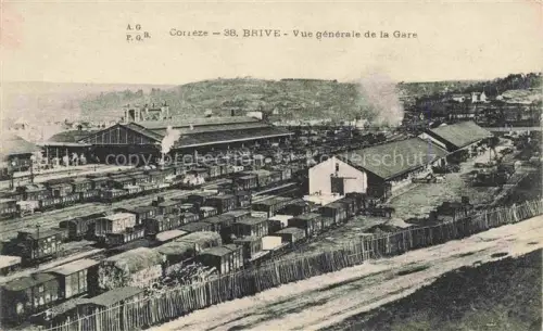 AK / Ansichtskarte Brive TULLE 19 Correze Vue générale de la gare