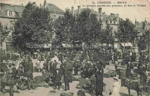 AK / Ansichtskarte Brive TULLE 19 Correze Nouveau marché aux primeurs en face le théâtre