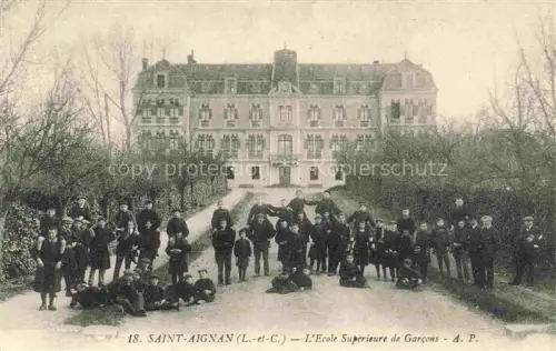 AK / Ansichtskarte Saint-Aignan  41 Loir-et-Cher Ecole Superior de Garcons