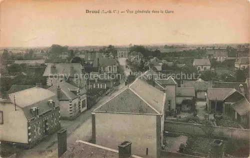 AK / Ansichtskarte Droue VENDOME 41 Loir-et-Cher Vue générale vers la gare