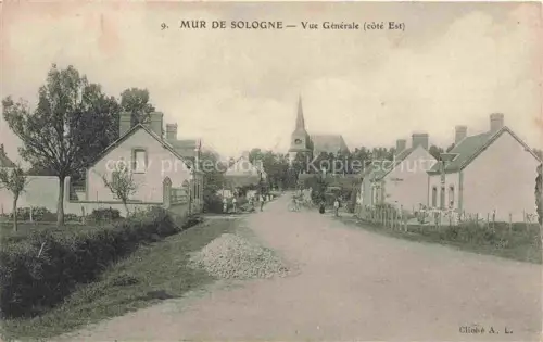 AK / Ansichtskarte Mur-de-Sologne Romorantin-Lanthenay 41 Loir-et-Cher Vue générale vers l'église