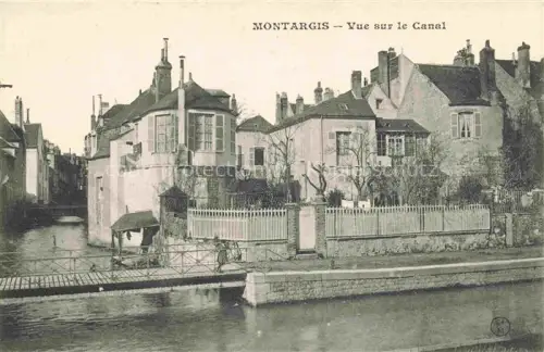 AK / Ansichtskarte MONTARGIS 45 Loiret Vue sur le canal