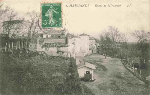 AK / Ansichtskarte MARMANDE 47 Lot-et-Garonne Route de Miramont