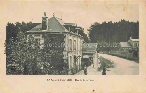 AK / Ansichtskarte La Croix-Blanche AGEN 47 Lot-et-Garonne Entrée de la Forêt