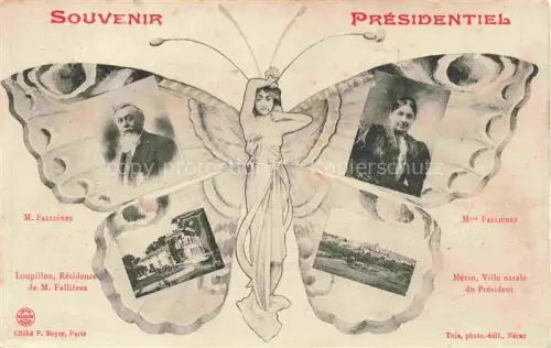 AK / Ansichtskarte Mezin NERAC 47 Lot-et-Garonne Souvenir Présidentiel
