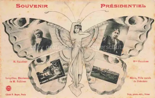AK / Ansichtskarte Mezin NERAC 47 Lot-et-Garonne Souvenir Présidentiel