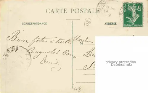 AK / Ansichtskarte Bagnols-les-Bains MENDE 48 Lozere Villa des Genêts