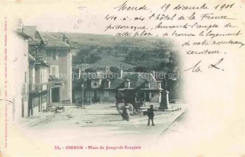 AK / Ansichtskarte MENDE 48 Lozere Place du Souvenir Francais