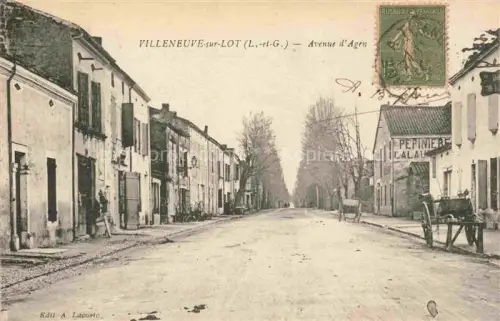 AK / Ansichtskarte VILLENEUVE-SUR-LOT 47 Lot-et-Garonne Avenue d'Agen