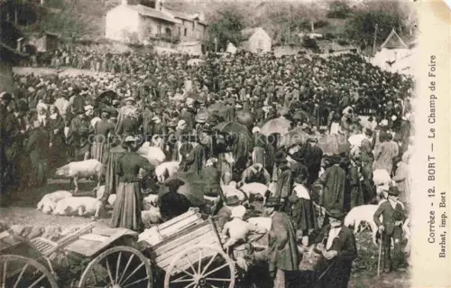 AK / Ansichtskarte Bort-les-Orgues UssEL 19 Correze Le Cahmp de Foire