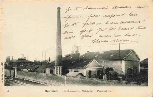 AK / Ansichtskarte BOURGES 18 Cher Etablissement Militaires Pyrotechnie