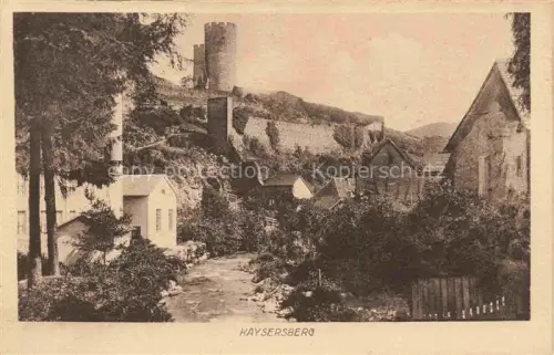 AK / Ansichtskarte Kaysersberg Kaisersberg Alsace 68 Haut Rhin Ortsmotiv mit Burg