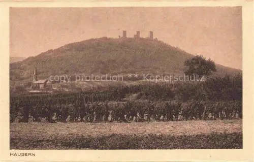AK / Ansichtskarte Hausern Husseren-Wesserling Thann 68 Haut-Rhin Panorama Kirche Burg