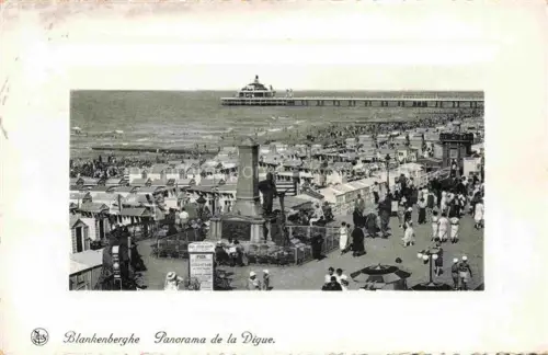 AK / Ansichtskarte Blankenberghe BLANKENBERGE Belgie Panorama de la Digue