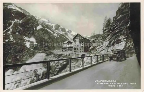 AK / Ansichtskarte Valformazza Val Formazza Piemont IT Albergo Cascata del Toce