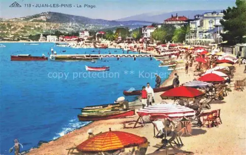 AK / Ansichtskarte JUAN-LES-PINS Antibes 06 Alpes-Maritimes La Plage