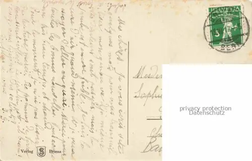 AK / Ansichtskarte Muehlebachfall Brienzer-Rothorn Brienzerrothorn BE Panorama