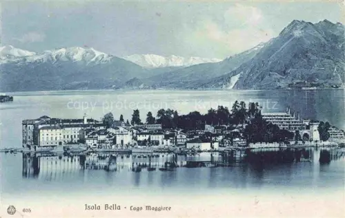 AK / Ansichtskarte Isola-Bella Lago Maggiore IT Panorama