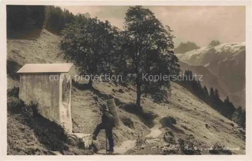 AK / Ansichtskarte Engelberg  OW Am Weg nach der Schwand