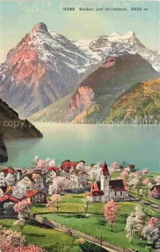 AK / Ansichtskarte Sisikon Vierwaldstaettersee UR mit Urirotstock