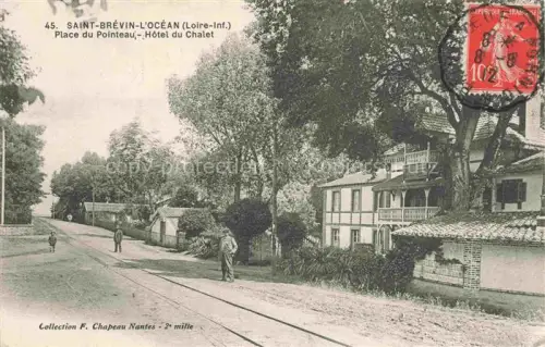 AK / Ansichtskarte Saint-Brevin-l Ocean Loire Atlantique Place du Pointeau Hôtel du Chalet