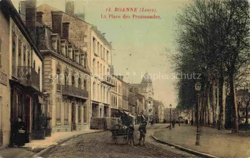 AK / Ansichtskarte ROANNE 42 Loire Place des Promenades