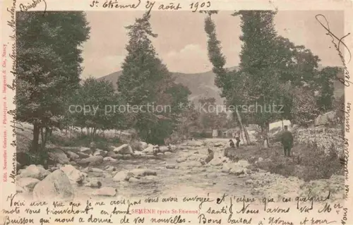 AK / Ansichtskarte Semene La Seauve-sur-Semene Yssingeaux 43 Haute-Loire Aux bords de la rivière