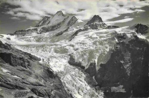 AK / Ansichtskarte Lauteraarhorn 4042 Grindelwald BE und Schreckhoerner