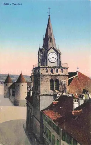 AK / Ansichtskarte YVERDON-LES-BAINS VD Kirche