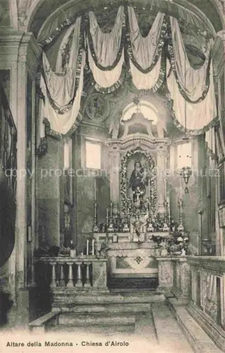 AK / Ansichtskarte Airolo Leventina TI Altare della Madonna Chiesa d'Airolo