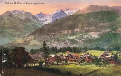 AK / Ansichtskarte Rosenlauigletscher Innertkirchen BE Blick von Hohfluh