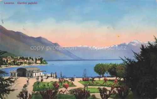 AK / Ansichtskarte LOCARNO Lago Maggiore TI Giardini pubblici