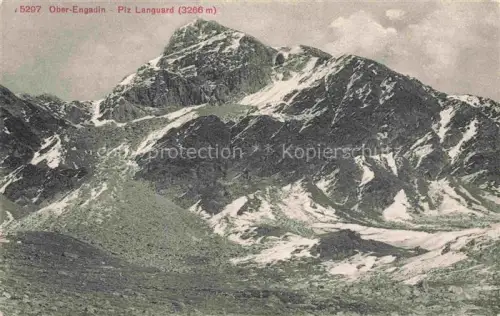 AK / Ansichtskarte Piz Languard 3262m St Moritz GR Panorama