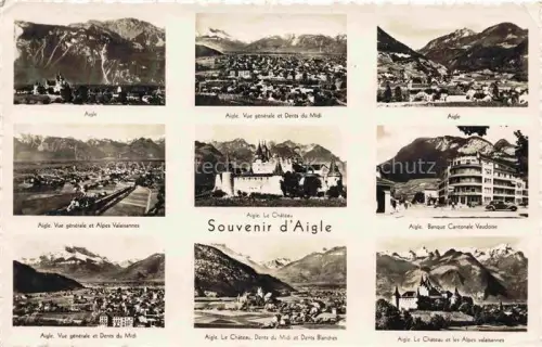 AK / Ansichtskarte AIGLE VD Vue d'ensemble