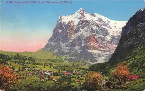 AK / Ansichtskarte Grindelwald BE mit Wetterhorn