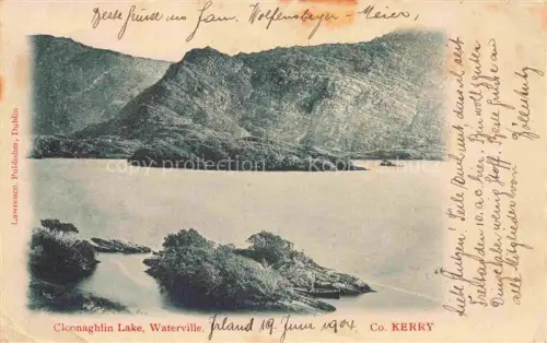 AK / Ansichtskarte Waterville County Kerry Ireland Cloonaghlin Lake