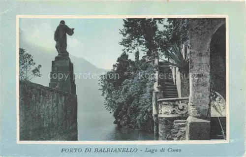 AK / Ansichtskarte Lago di Como Porto di Balbianello
