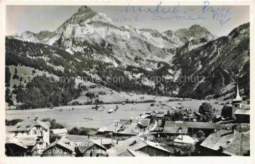 AK / Ansichtskarte Gsteig Saanen BE Spitzhorn und Sanetschpass